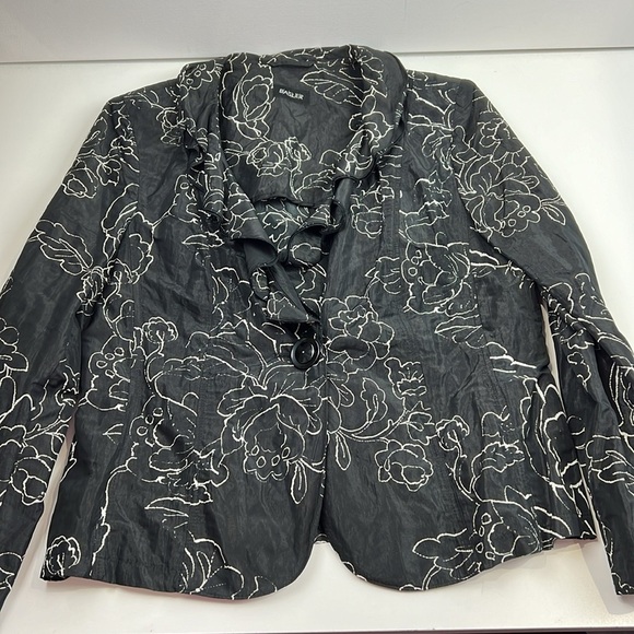 Basler Floral Embroidered Lightweight Blazer - Picture 4 of 12